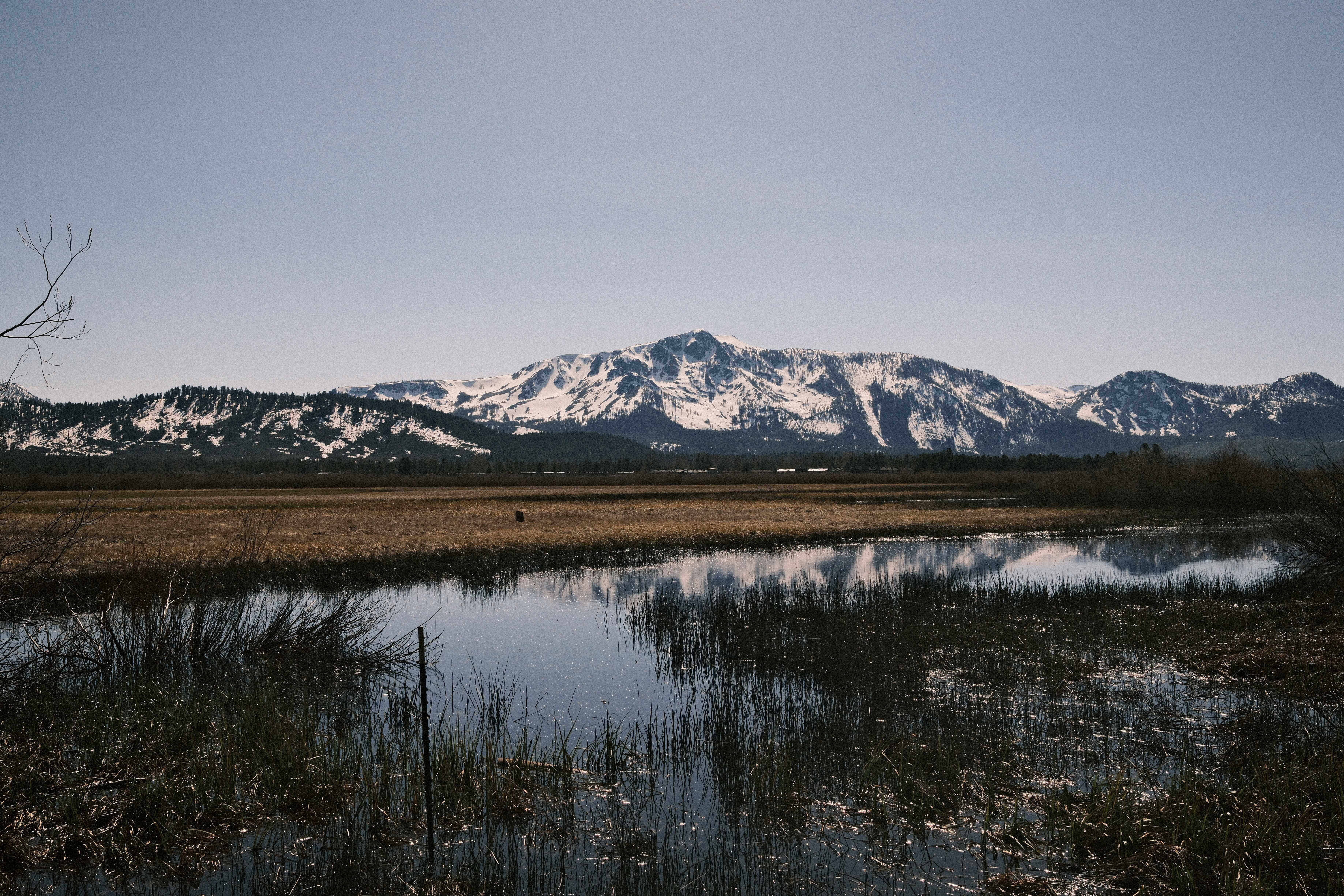 Mount Tallac stands majestically in the distance